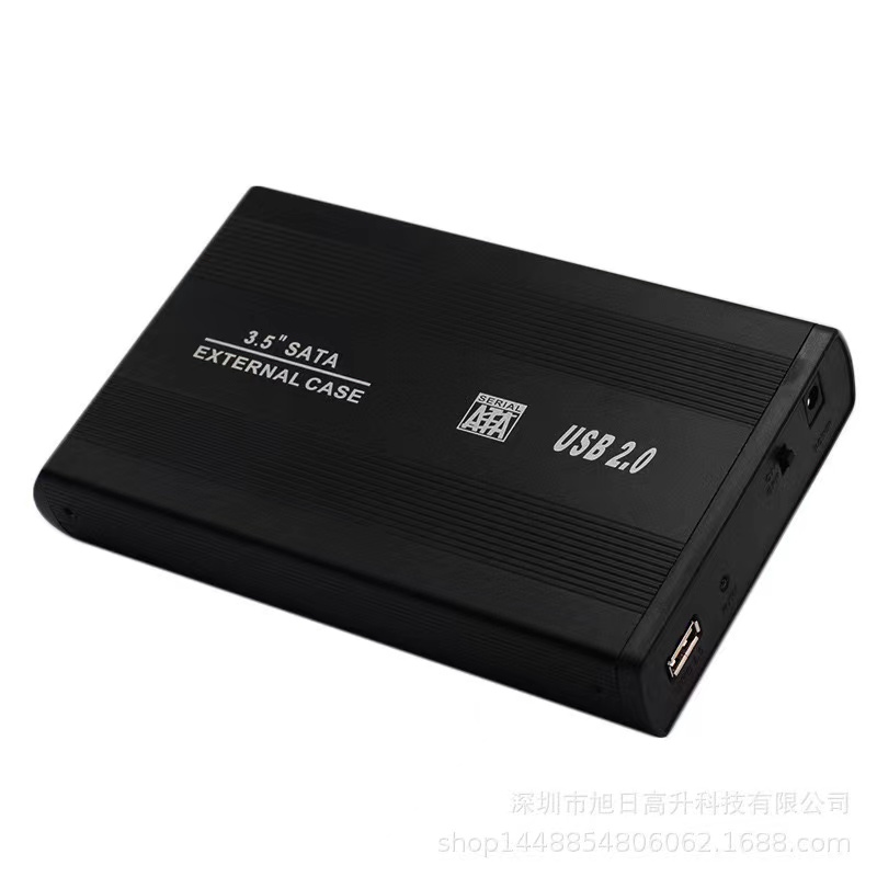 EXTERNAL CASE 3.5 INCH HDD USB 2.0 BLACK