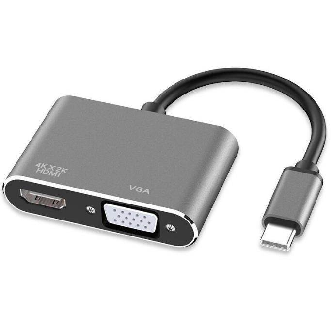 USB TYPE C TO HDMI VGA ADAPTER