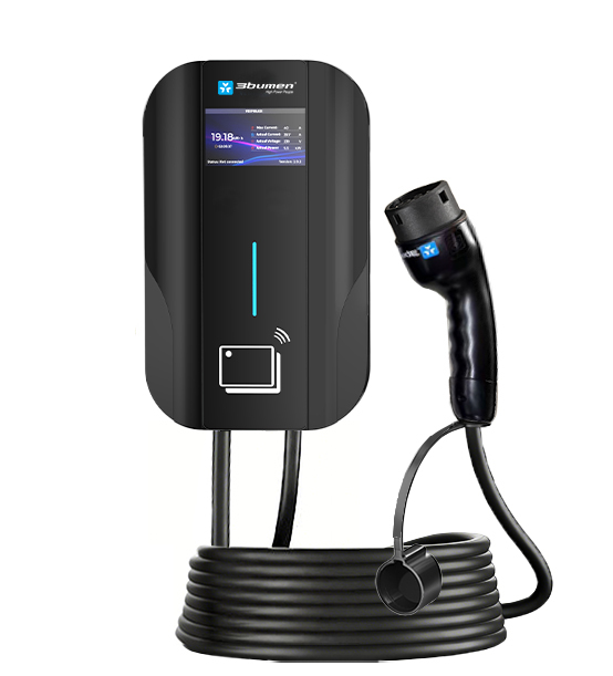 WALL BOX CAR CHARGER COMMERCIAL BLACK